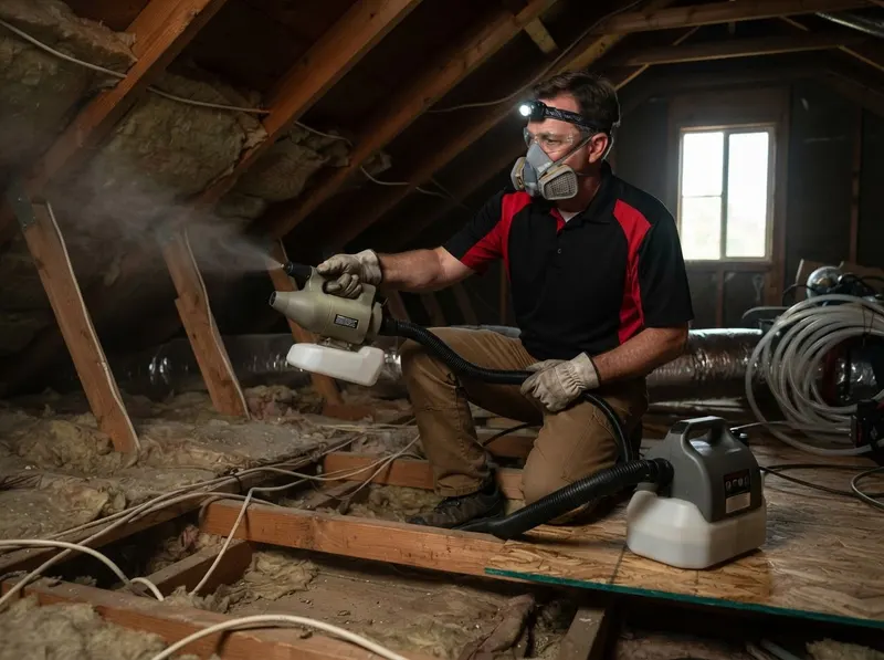 Attic Biosecurity Remediation and Sanitization in Sacramento, CA