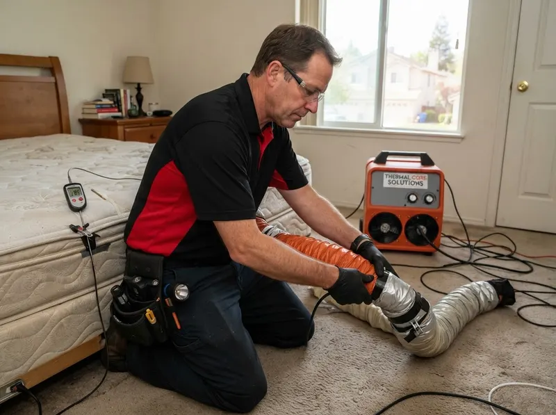 Bed Bug Thermal Core Remediation in Sacramento, CA