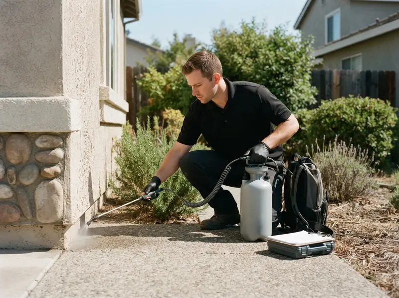 Perimeter Ant and Spider Micro-Barrier in Sacramento, CA