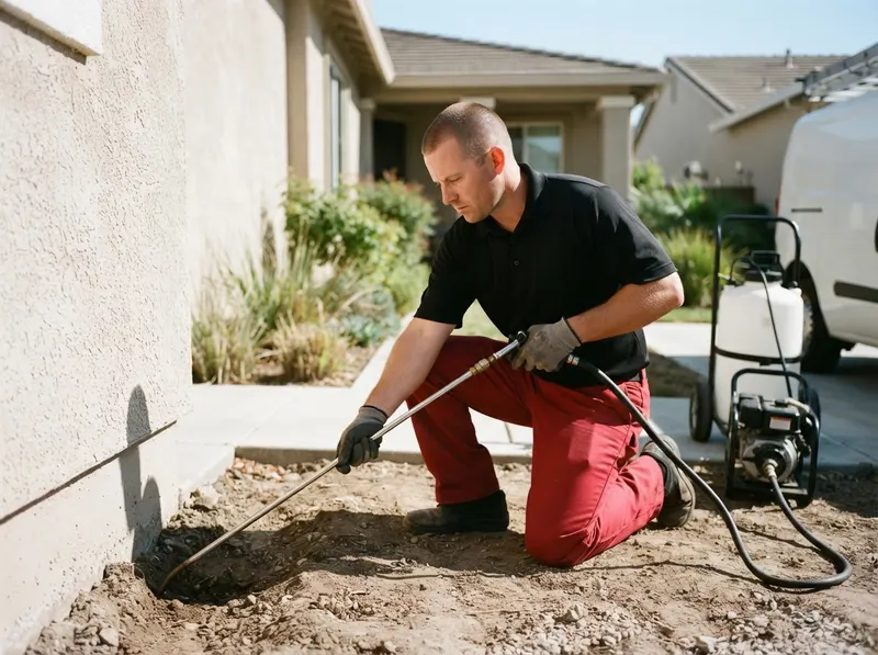 Subterranean Termite Soil Barrier Defense in Sacramento, CA